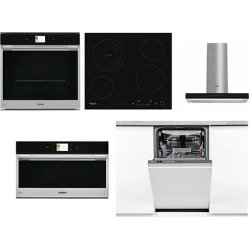 Set domácích spotřebičů WHIRLPOOL W9 OP2 4S2 H + WHIRLPOOL AKT 8900 BA + WHIRLPOOL WHBS 62F LT K + WHIRLPOOL W9 MD260 IXL + WHIRLPOOL WSIO 3O34 PFE X