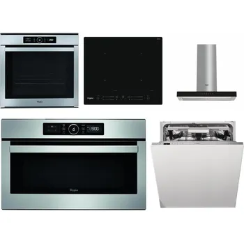 Set domácích spotřebičů WHIRLPOOL ABSOLUTE AKZM 8480 IX + WHIRLPOOL WL S7260 NE + WHIRLPOOL WHBS 62F LT K + WHIRLPOOL ABSOLUTE AMW 730 IX + WHIRLPOOL WIO 3T133 PLE