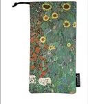 Látkové pouzdro na brýle Garden with Sunflowers, Gustav Klimt