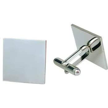 Manžetový knoflíček Šperky4U Ocelové manžetové knoflíčky - čtverce - MK1046