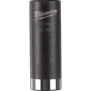 Gola hlavice MILWAUKEE Průmyslová hlavice Shockwave 1/4" HEX 12mm, prodloužená