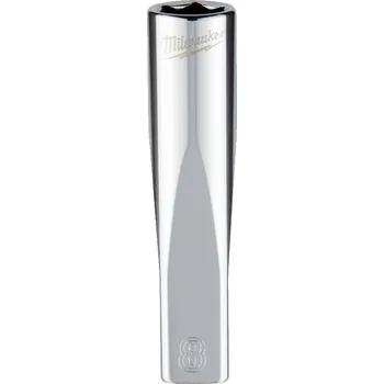 Gola hlavice MILWAUKEE Průmyslová hlavice 1/4" metrická, 8 mm, prodloužená