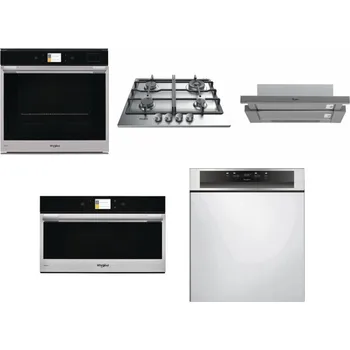 Set domácích spotřebičů WHIRLPOOL W9 OP2 4S2 H + WHIRLPOOL TKRL 661 IX EU + WHIRLPOOL AKR 749/1 IX + WHIRLPOOL W9 MD260 IXL + WHIRLPOOL WBC 3C34 PF X