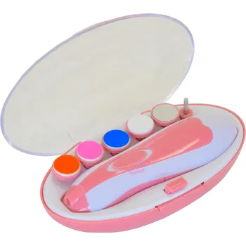 Elektrický pilník na nehty růžový