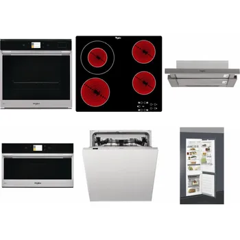 Set domácích spotřebičů WHIRLPOOL W9 OP2 4S2 H + WHIRLPOOL AKT 8130/NE + WHIRLPOOL AKR 5390/1 IX + WHIRLPOOL W9 MD260 IXL + WHIRLPOOL WIC 3C33 PFE + WHIRLPOOL ART 66112