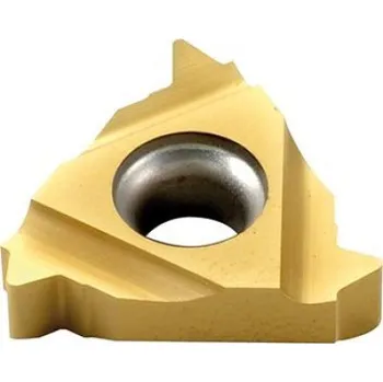 Závitořezný nástroj Výměnná břitová destička na soustružení závitů I Ww 55° masivní profil TN16 NR 080 W U 9035