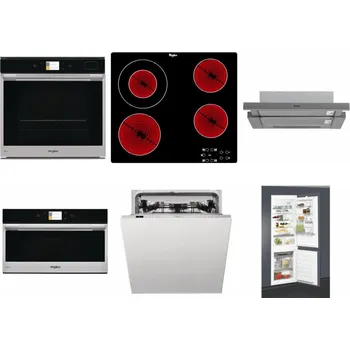 Set domácích spotřebičů WHIRLPOOL W9 OP2 4S2 H + WHIRLPOOL AKT 8130/NE + WHIRLPOOL AKR 749/1 IX + WHIRLPOOL W9 MD260 IXL + WHIRLPOOL WIC 3C33 PFE + WHIRLPOOL ART 65031