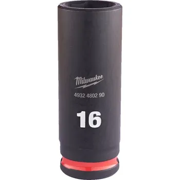 Gola hlavice MILWAUKEE Průmyslové hlavice Shockwave 3/8" HEX 16mm dlouhé