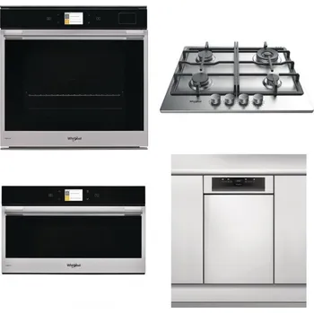 Set domácích spotřebičů WHIRLPOOL W9 OP2 4S2 H + WHIRLPOOL TKRL 661 IX EU + WHIRLPOOL W9 MD260 IXL + WHIRLPOOL WSBO 3O34 PF X