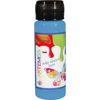 Speciální výtvarná barva ARTEMISS Hobby mat acrylová barva 70g Odstín: modrá 036