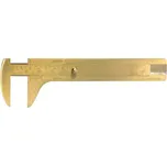 Jednoduché posuvné měřítko, mosaz 100mm FORTIS