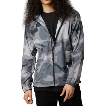 Pánská softshellová bunda Bunda - FOX Geology Camo Windbreaker - Black Camor M