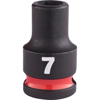 Gola hlavice MILWAUKEE Průmyslové hlavice Shockwave 3/8" HEX 7mm krátké