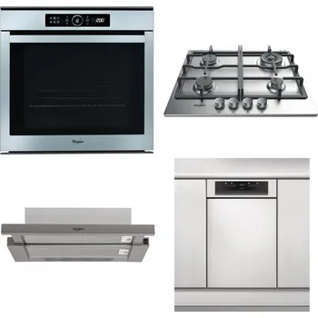 Set domácích spotřebičů WHIRLPOOL ABSOLUTE AKZM 8480 IX + WHIRLPOOL TKRL 661 IX EU + WHIRLPOOL AKR 5390/1 IX + WHIRLPOOL WSBO 3O34 PF X