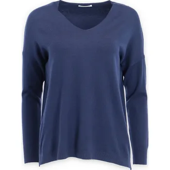 Dámský svetr Svetřík úplet Damod 6342 Over size barva: modrá tmavá