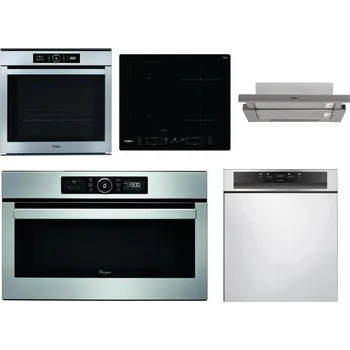 Set domácích spotřebičů WHIRLPOOL ABSOLUTE AKZM 8480 IX + WHIRLPOOL WL B8160 NE + WHIRLPOOL AKR 5390/1 IX + WHIRLPOOL ABSOLUTE AMW 730 IX + WHIRLPOOL WBC 3C34 PF X