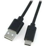 Lanberg USB A 2.0 - USB C černý kabel Quick Charge 3.0 - 1,8 m