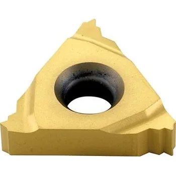 Závitořezný nástroj Výměnná břitová destička na soustružení závitů A 60° masivní profil TN16 ER 200 M U 9035