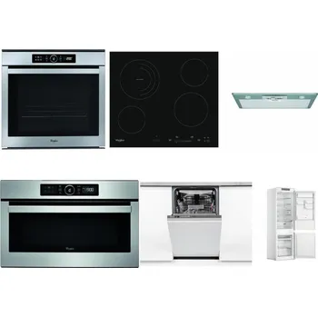 Set domácích spotřebičů WHIRLPOOL ABSOLUTE AKZM 8480 IX + WHIRLPOOL AKT 8900 BA + WHIRLPOOL AKR 650/1 IX + WHIRLPOOL ABSOLUTE AMW 730 IX + WHIRLPOOL WSIO 3O34 PFE X + WHIRLPOOL WHC18 T311