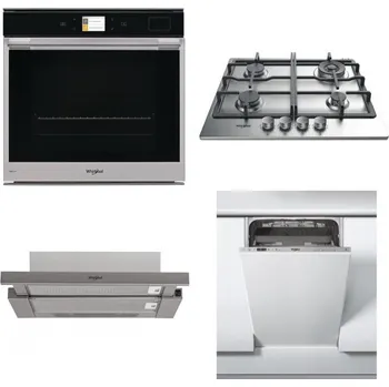 Set domácích spotřebičů WHIRLPOOL W9 OP2 4S2 H + WHIRLPOOL TKRL 661 IX EU + WHIRLPOOL AKR 5390/1 IX + WHIRLPOOL WSIC 3M27 C