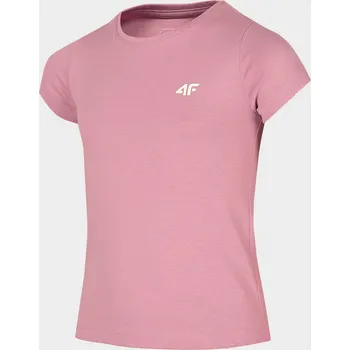 4F HJZ22-JTSD001 LIGHT PINK Dětské tričko EU 134