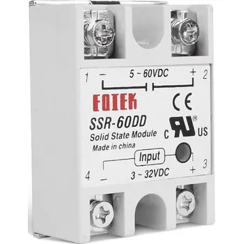 Relé Bezkontaktní relé SSR-60DD 5-200VDC