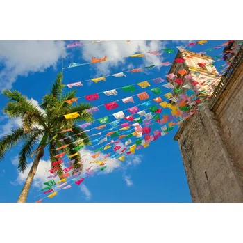 Fototapeta DIMEX | Vliesová fototapeta Templo de San Servacio MS-5-1174 | 375 x 250 cm| zelená, vicebarevna, modrá, hnědá + Vliesová fototapeta na stěnu DIMEX Templo de San Servacio MS51174 v rozměru 375 x 250 cm + lepidlo zdarma
