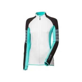 Dámská móda Progress NORA černá/bílá/mint L; Bílá mikina + DÁREK DLE VÝBĚRU!