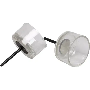 Vánoce Skleněný kalíšek s bodcem 5 cm