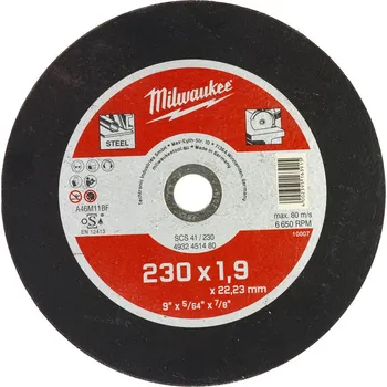 Příslušenství k nářadí MILWAUKEE Řezný kotouč Contractor 230x1,9, 1ks