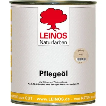 Olej na dřevo LEINOS 285.002 - Čistící a ošetřující (pečující) olej bezbarvý 0,75lt LEINOS L-285.002 000750
