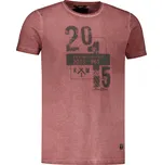 Pánské triko KIXMI OMER VÍNOVÁ M