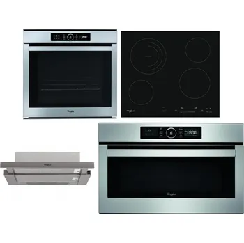 Set domácích spotřebičů WHIRLPOOL ABSOLUTE AKZM 8480 IX + WHIRLPOOL AKT 8900 BA + WHIRLPOOL AKR 5390/1 IX + WHIRLPOOL ABSOLUTE AMW 730 IX