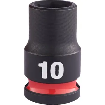 Gola hlavice MILWAUKEE Průmyslové hlavice Shockwave 3/8" HEX 10mm krátké