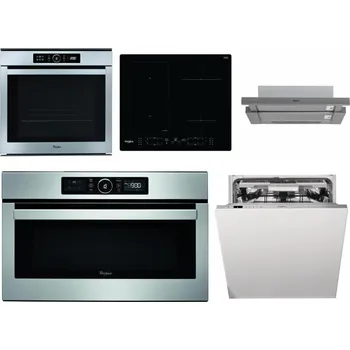 Set domácích spotřebičů WHIRLPOOL ABSOLUTE AKZM 8480 IX + WHIRLPOOL WL B8160 NE + WHIRLPOOL AKR 749/1 IX + WHIRLPOOL ABSOLUTE AMW 730 IX + WHIRLPOOL WIO 3T133 PLE