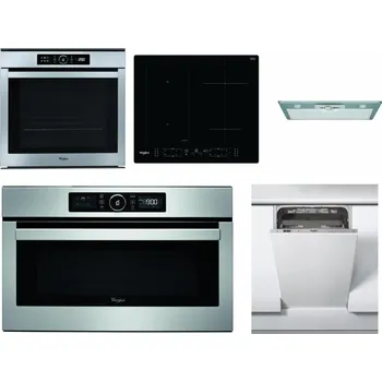 Set domácích spotřebičů WHIRLPOOL ABSOLUTE AKZM 8480 IX + WHIRLPOOL WL B8160 NE + WHIRLPOOL AKR 650/1 IX + WHIRLPOOL ABSOLUTE AMW 730 IX + WHIRLPOOL WSIC 3M27 C