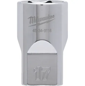 Klíč MILWAUKEE 1/2" Chromovaný nástrčný klíč metrický 17 mm