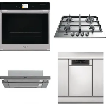 Set domácích spotřebičů WHIRLPOOL W9 OP2 4S2 H + WHIRLPOOL TKRL 661 IX EU + WHIRLPOOL AKR 749/1 IX + WHIRLPOOL WSBO 3O34 PF X