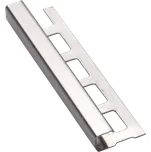 Marcons Lišta C 10mm nerez přírodní 2.5m, čtverec