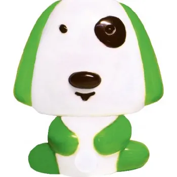 Nouzové osvětlení LED dětská noční lampička do zásuvky s vypínačem PEJSEK 0,4W/230V/6000K, zelená