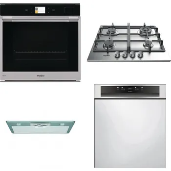 Set domácích spotřebičů WHIRLPOOL W9 OP2 4S2 H + WHIRLPOOL TKRL 661 IX EU + WHIRLPOOL AKR 650/1 IX + WHIRLPOOL WBC 3C34 PF X