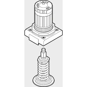 Příslušenství ke kompresoru INAIRCOM Sestava regulace 1/8-3/8 0-2 bar