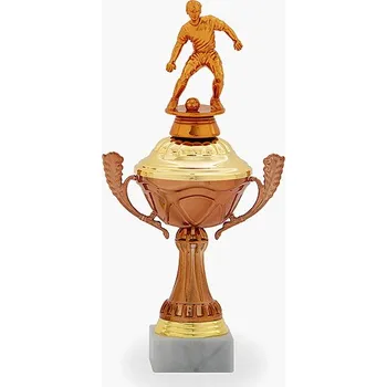 Cinkili Trofej C22516 fotbal zlatá/stříbrná/bronzová Označení: C, Výška: 32 cm, Průměr: 100 mm