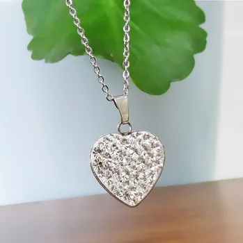 Náhrdelník Náhrdelník Preciosa velké srdce Crystal - chirurgická ocel