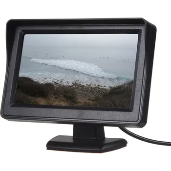 Monitor do auta LCD monitor 4,3" černý na palubní desku