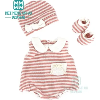 Pletený set overálku, capáčků a čepičky pro Baby Born či American Girl