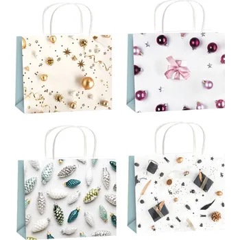 Dárková taška Taška vánoční dárková S 15 x 12 x 5,5 cm 12003