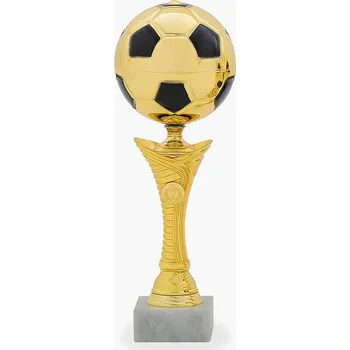 Cinkili Trofej C22517 fotbal zlatá/černá Označení: C, Výška: 30 cm, Průměr: 100 mm