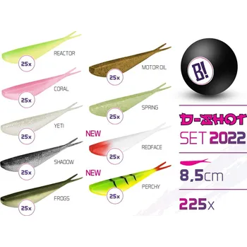 Umělá nástraha Sada nástrah BOMB D-SHOT set 2022 8,5cm / 225ks