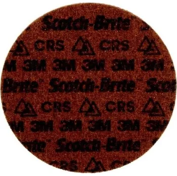 Příslušenství k brusce 3M PN-DH Scotch-Brite Precision Surface Conditioning Disc, Coarse CRS, bez středového otvoru Průměr: 125 mm